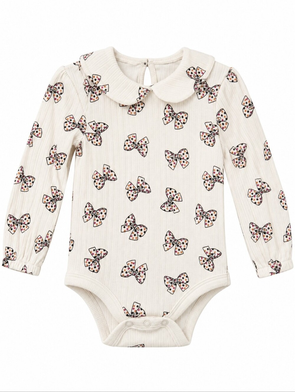 Garanimals Black Red Bows One Piece Onesie 18m